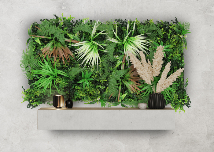 Jangal Modular Wall plantepanel 52 x 52 cm - Exotic Mix
